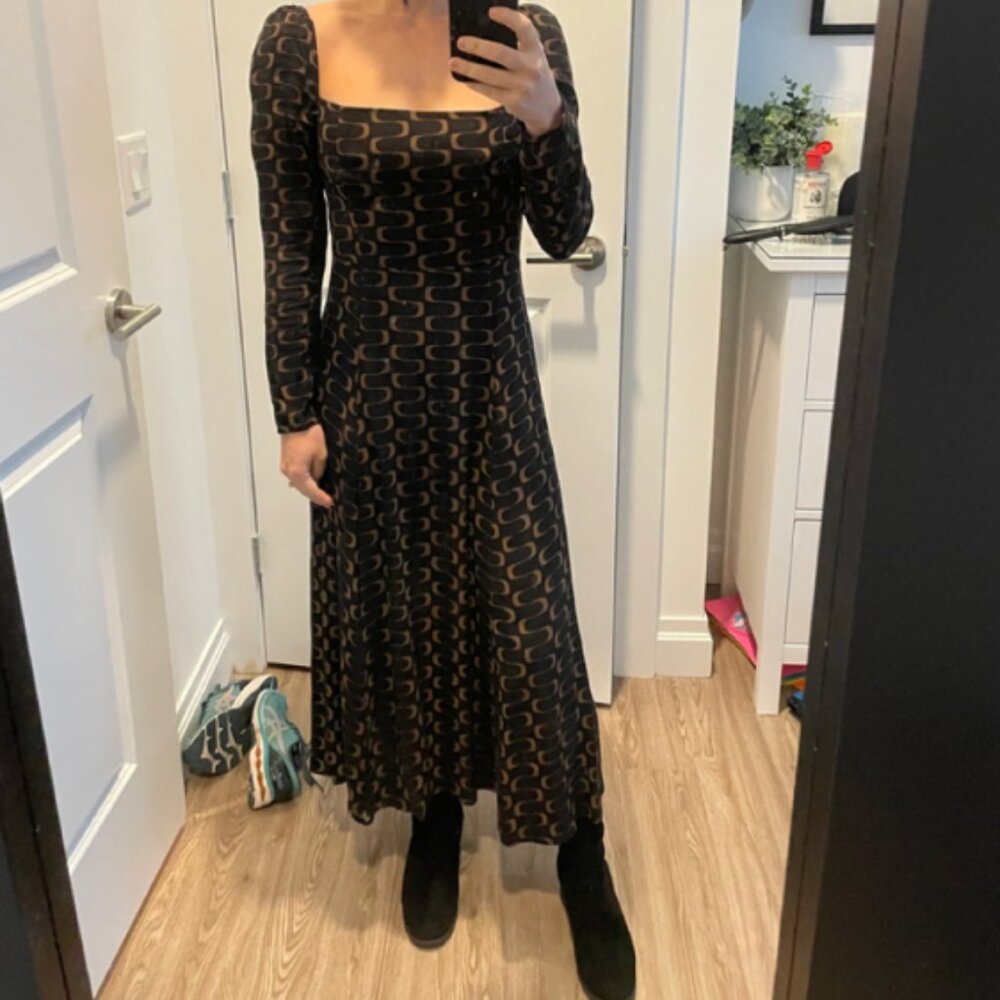 Reformation Sigmund Dress in Linguine